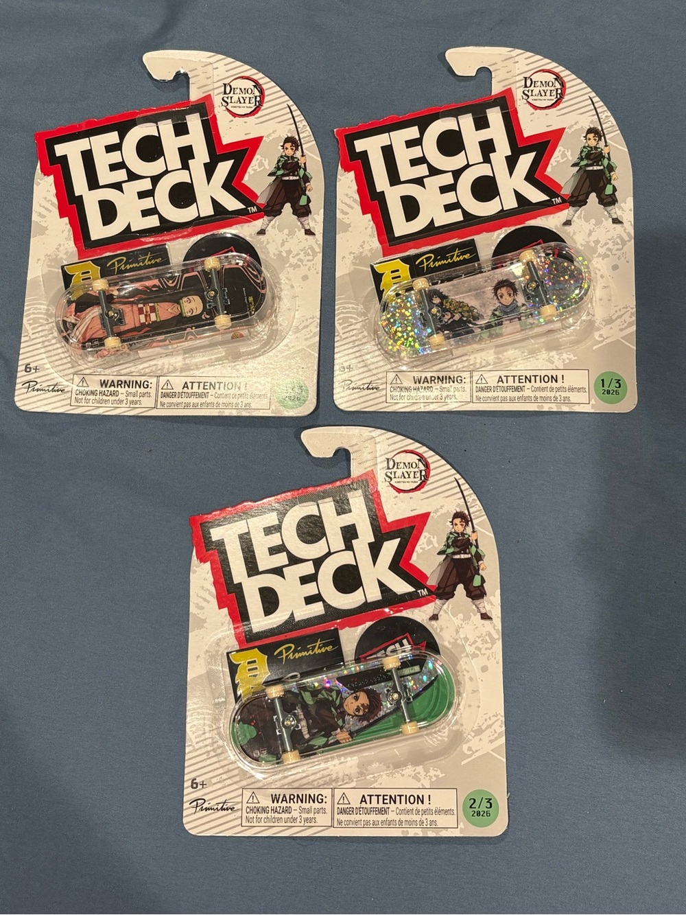 Teck Deck x Demon Slayer bundle of 3